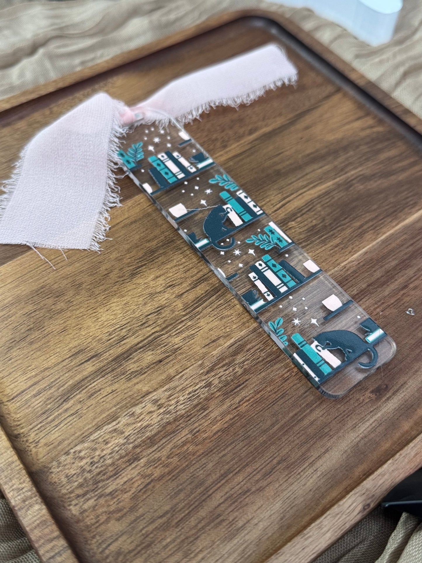 Purrfectly Spooky Acrylic Bookmark