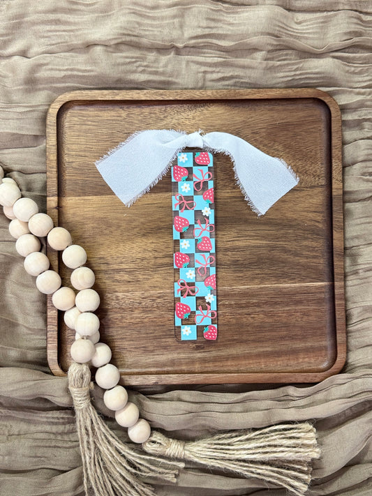 Berry Sweet Reads Acrylic Bookmark