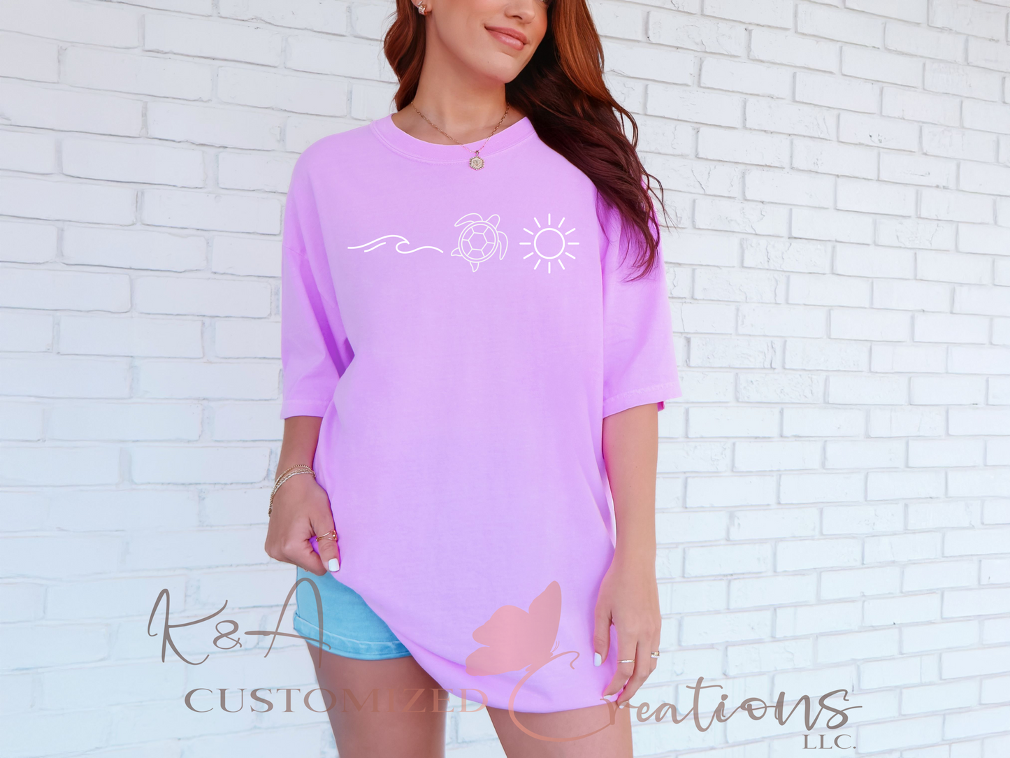 Turtle Sunset Tee