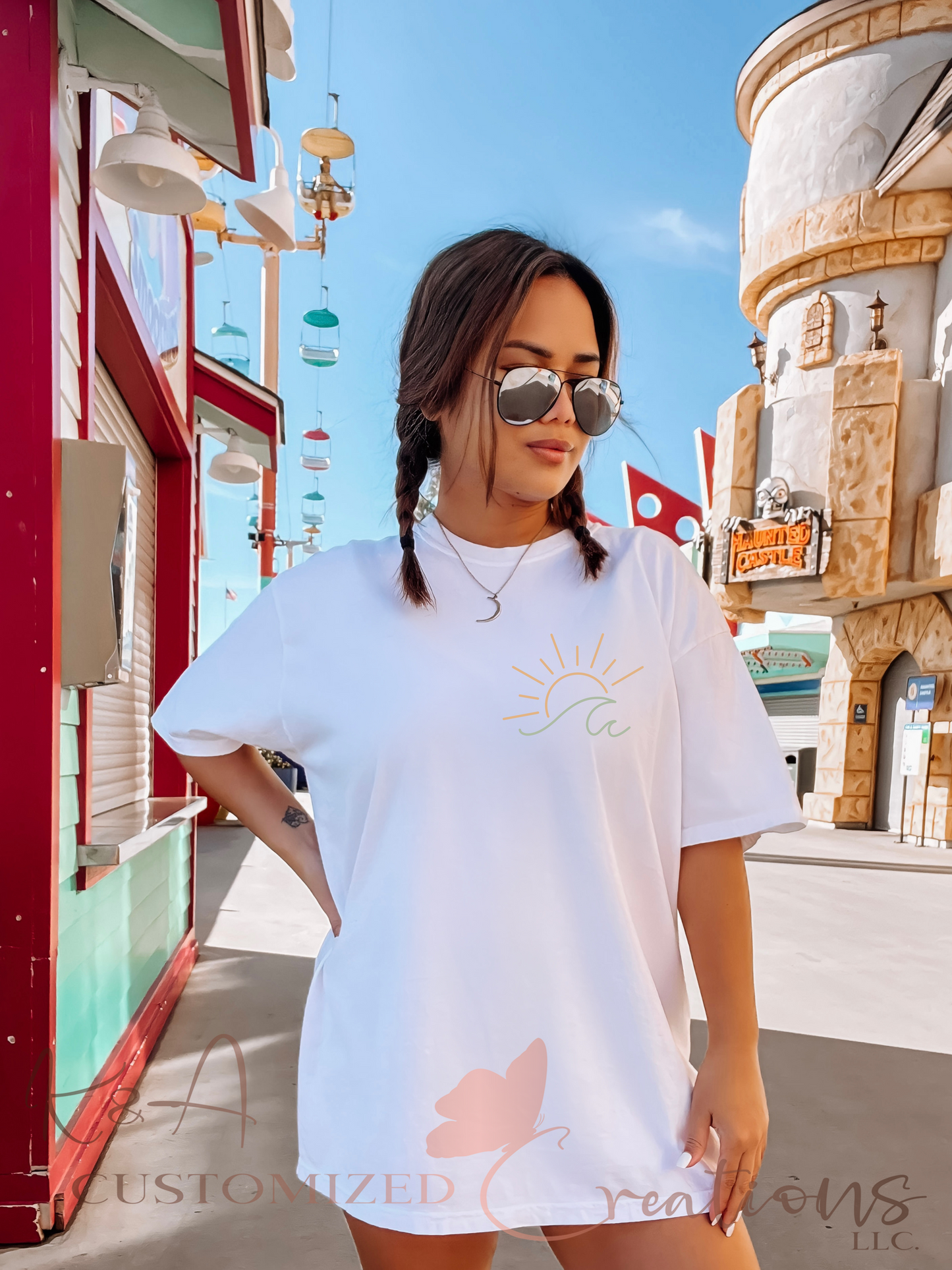 Sunny Waves Tee