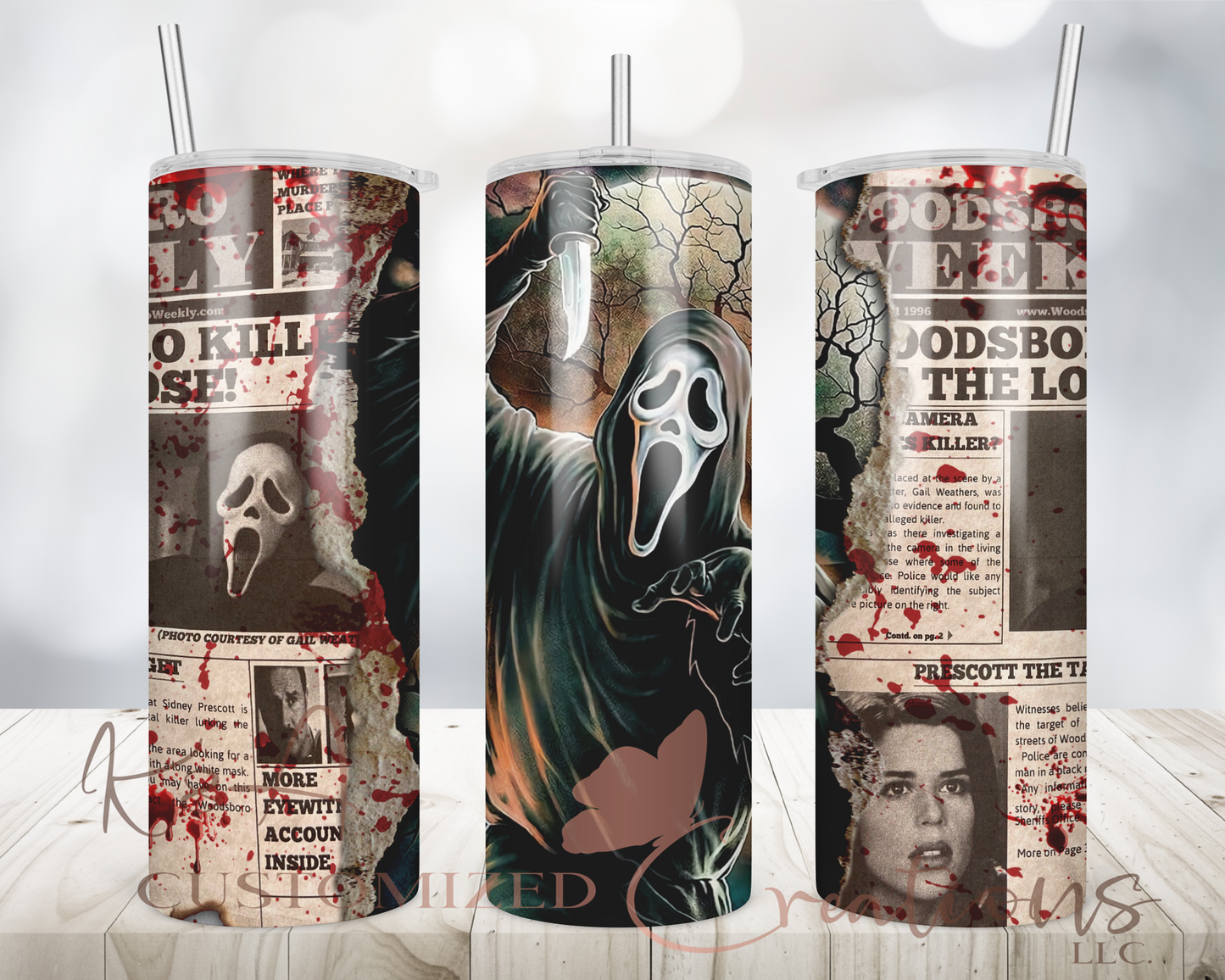 Ghostface 20oz Tumbler