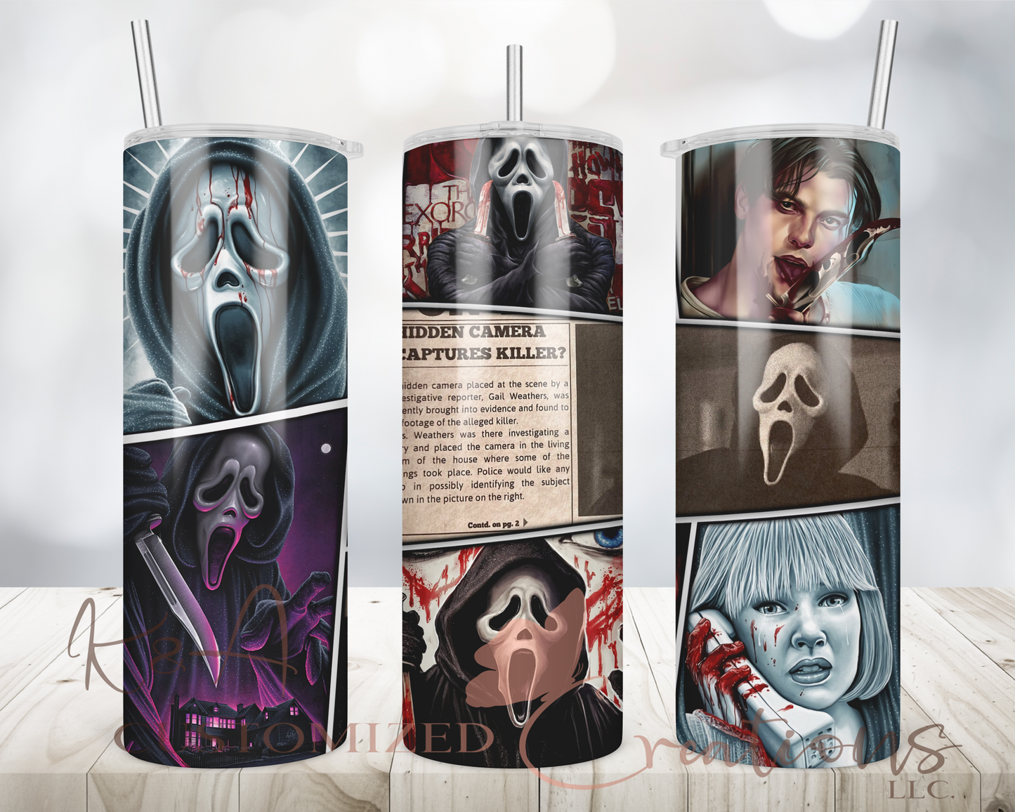 Ghostface Character 20oz Tumbler