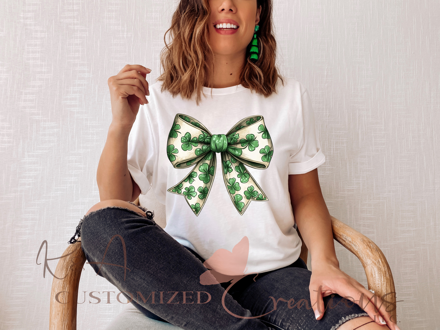 Clover Bow Tee