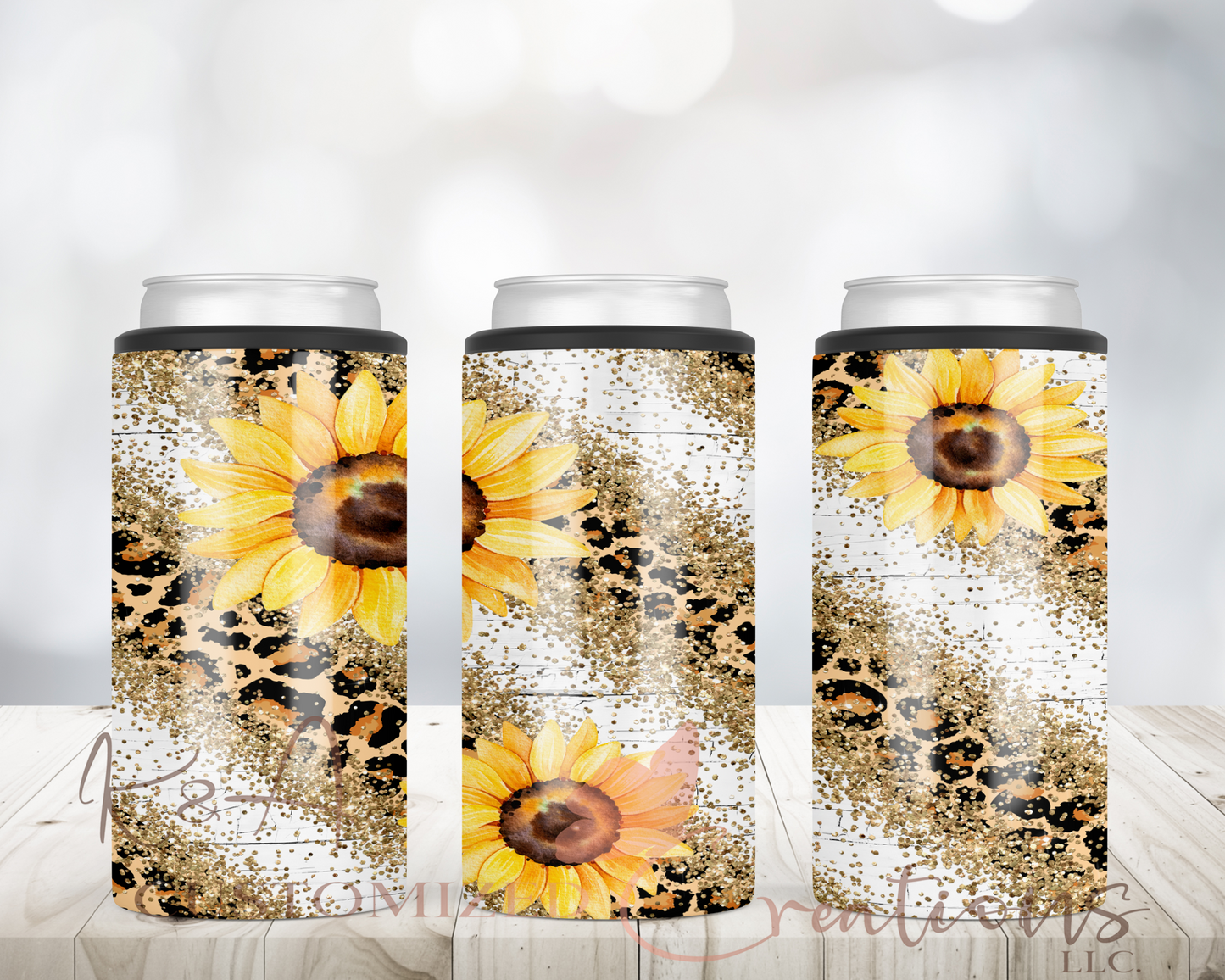 Sunflower 12oz 2 in 1 Can Doozie