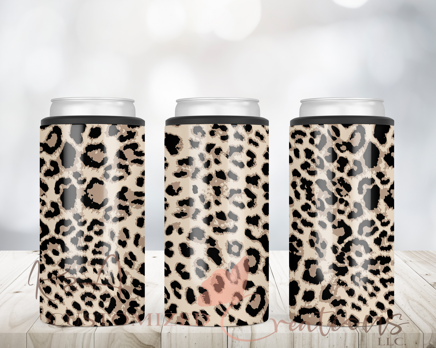 Leopard 12oz 2 in 1 Can Doozie
