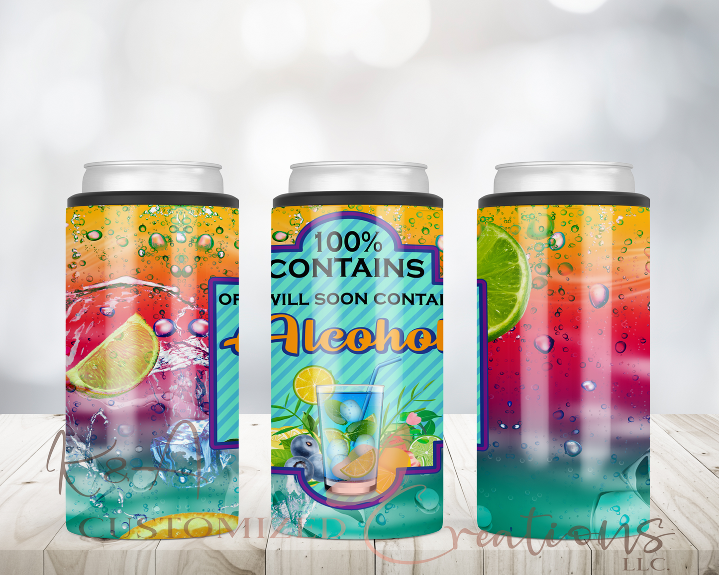 Will Soon Contain Alcohol 12oz 2 in 1 Can Doozie