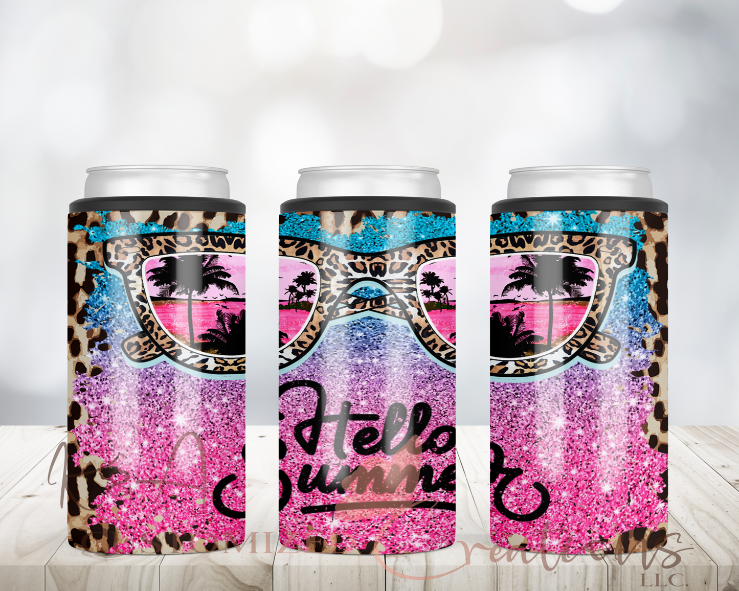 Hello Summer 12oz 2 in 1 Can Doozie