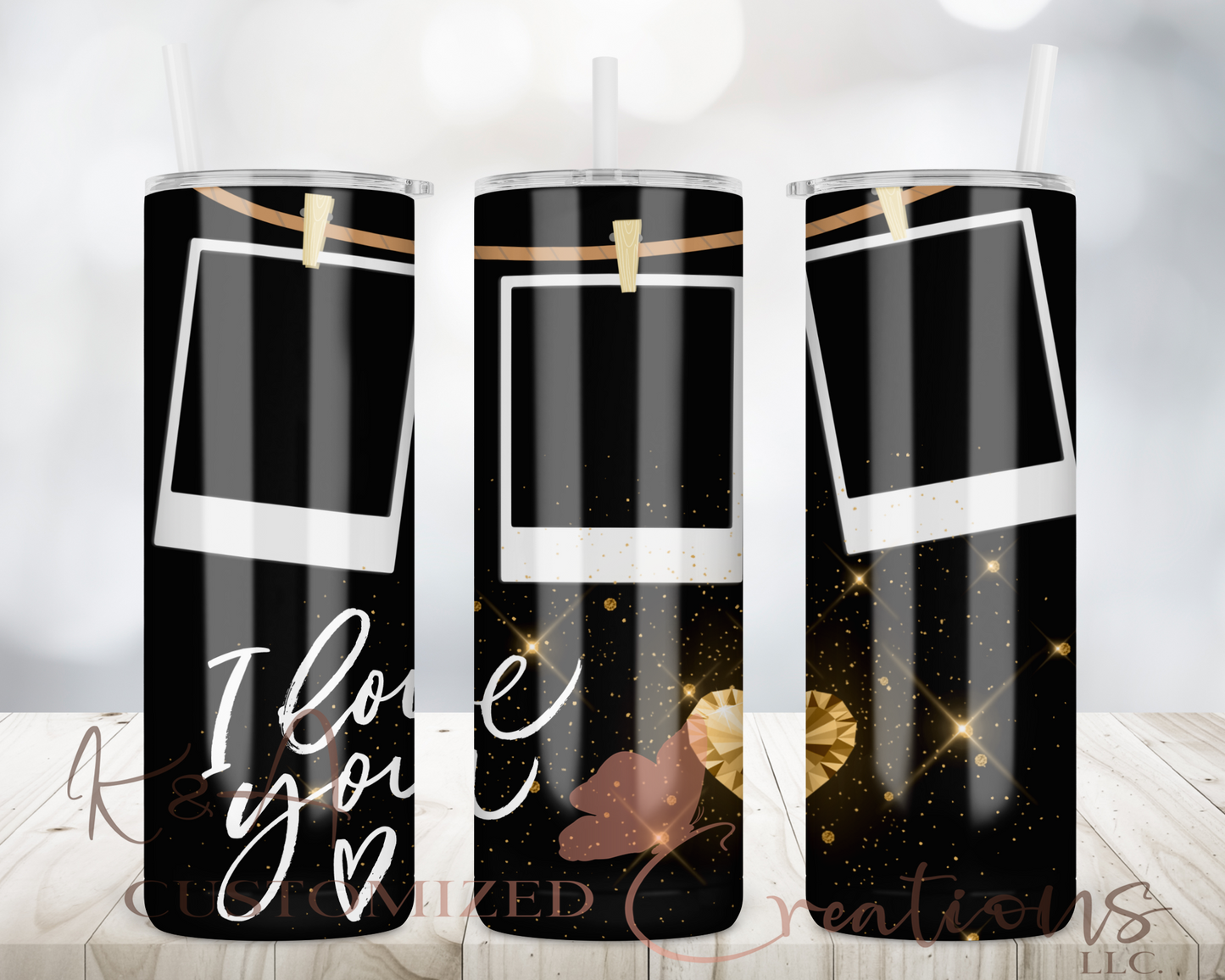 I Love You Photo 20oz Tumbler