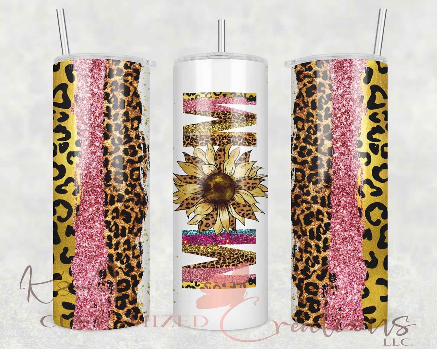 Leopard Mom 20oz Tumbler
