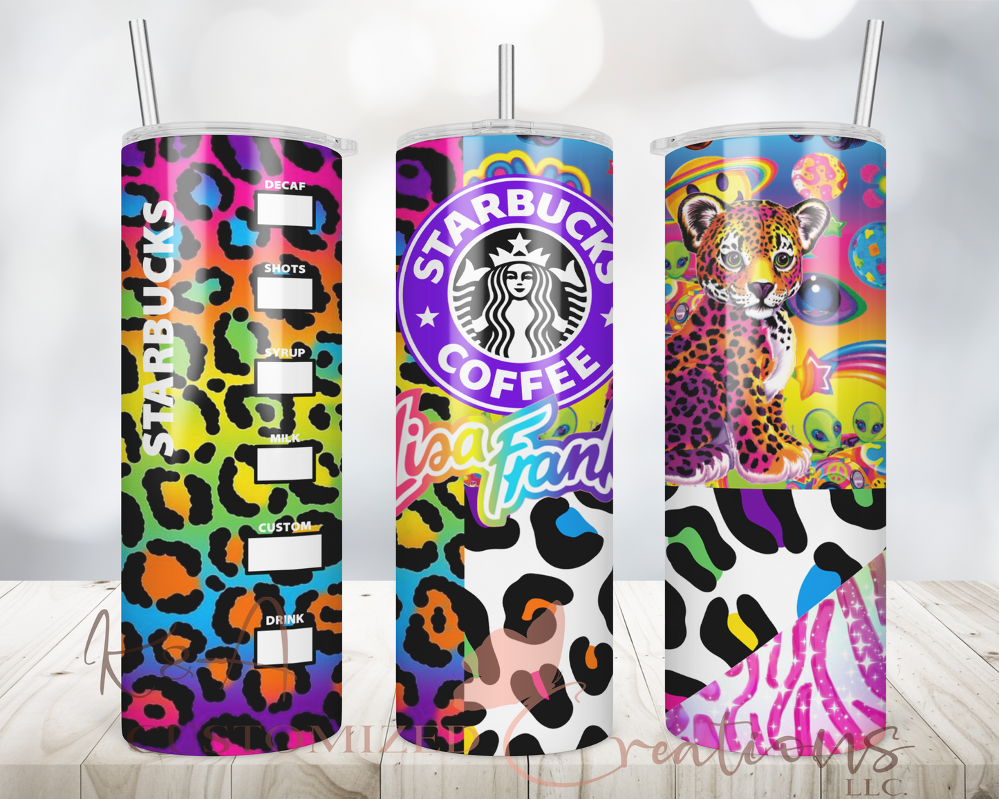 Lisa Frank Starbucks 20oz Tumbler