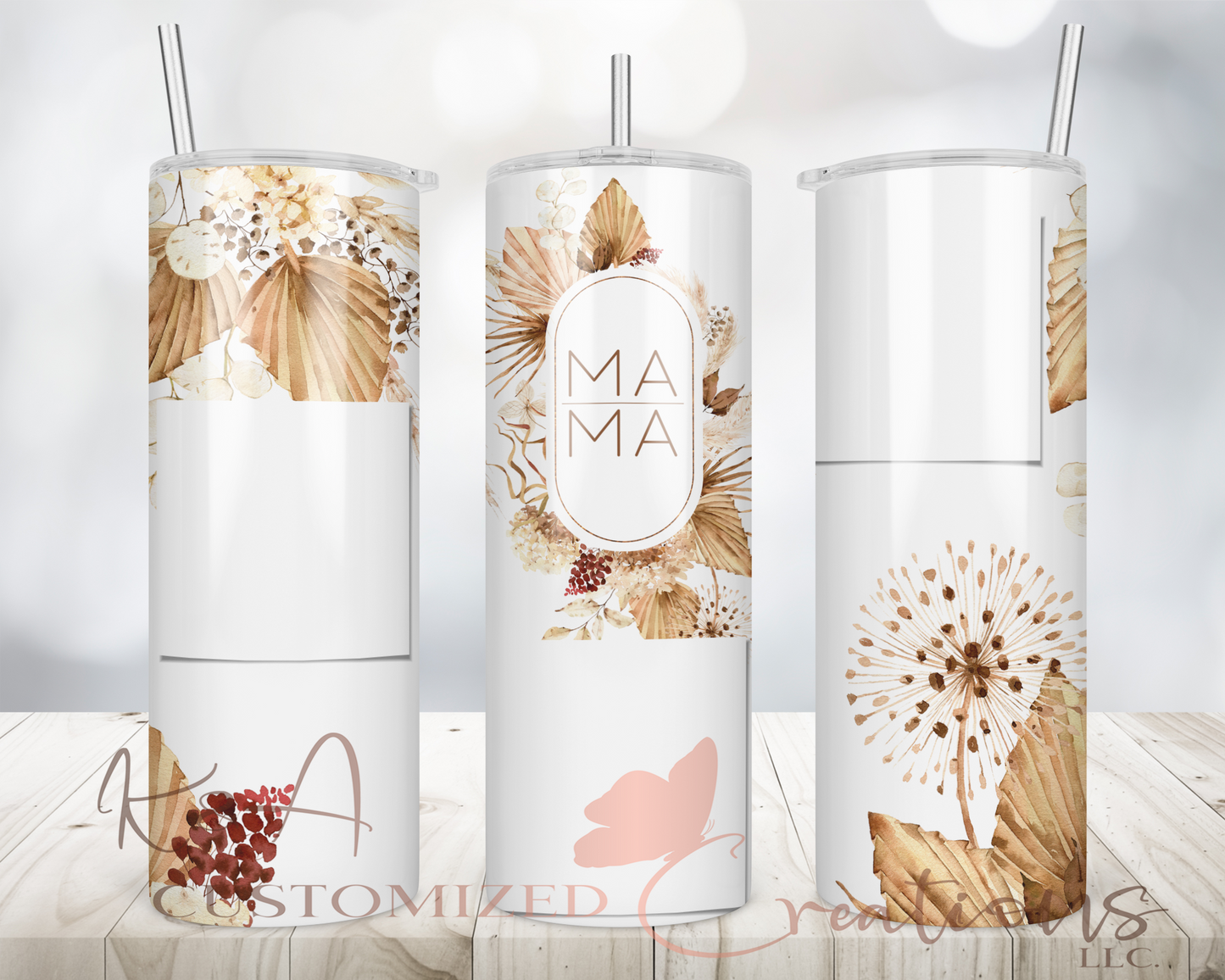 Boho Mama Photo 20oz Tumbler