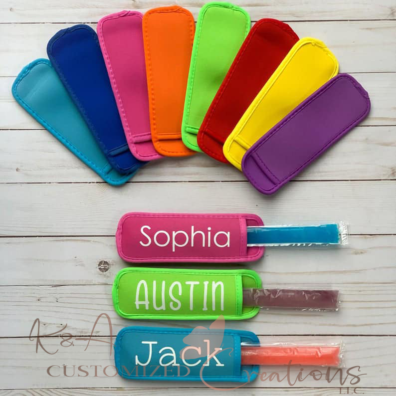 Personalized Popsicle Sleeves