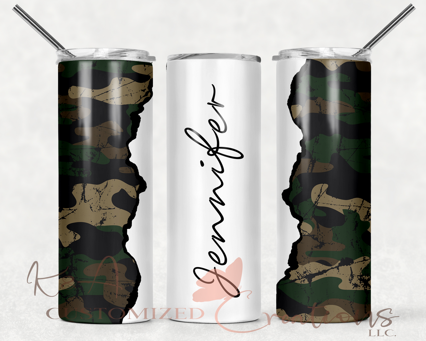 Army Marble 20oz Tumbler