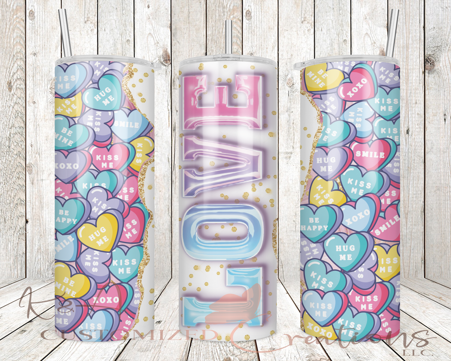 Love Hearts 20oz Tumbler