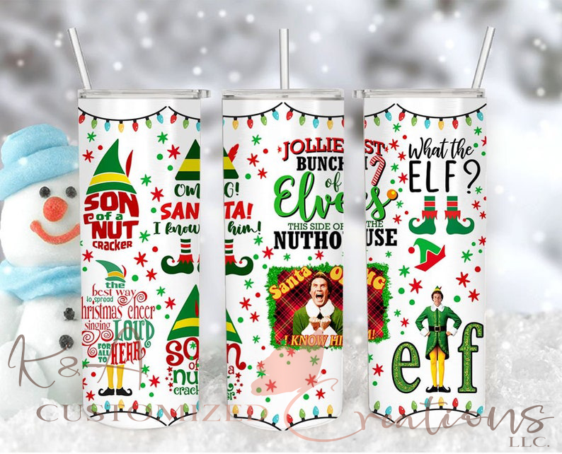 Jolliest Bunch of Elves 20oz Tumbler