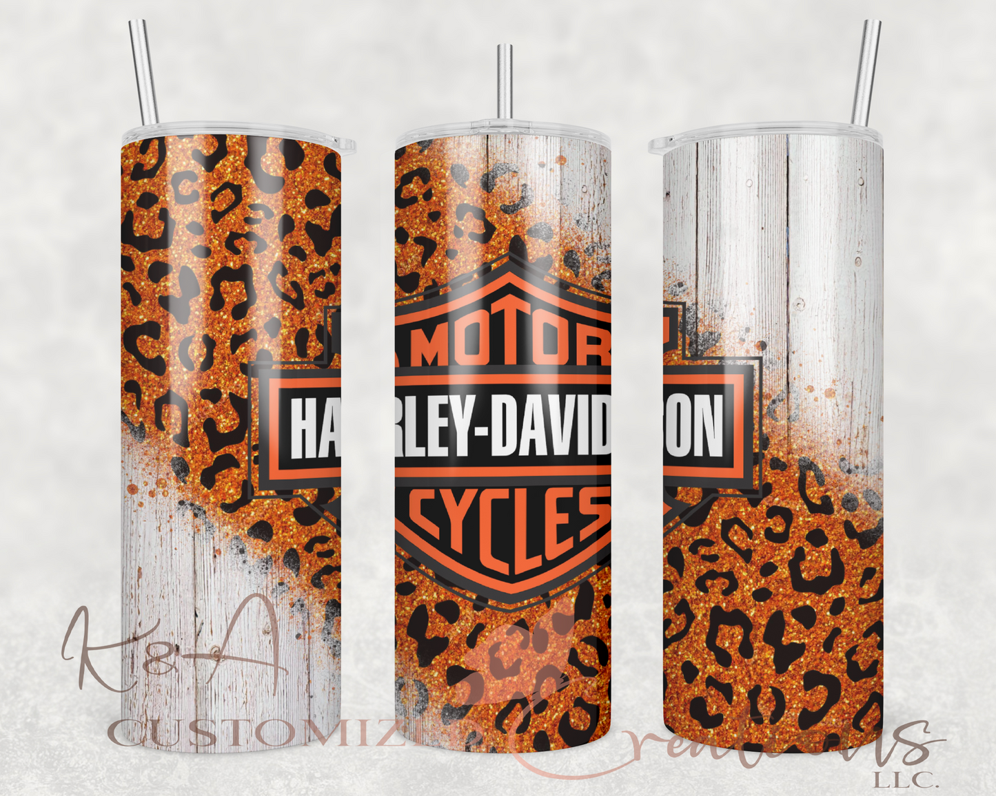 Harley Leopard 20oz Tumbler