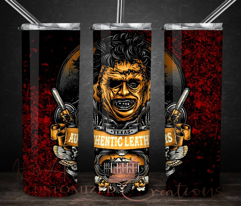 Leather Face 20oz Tumbler