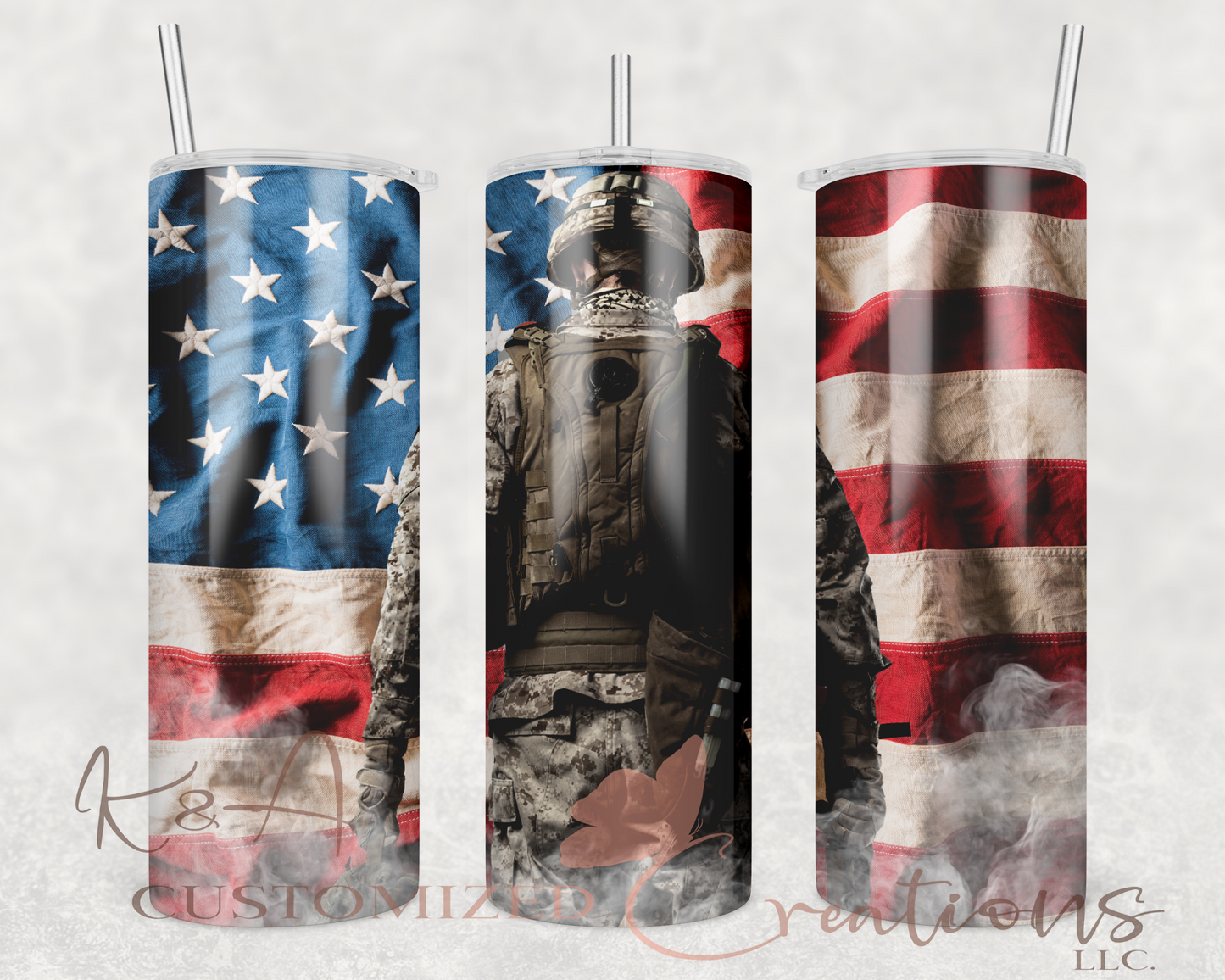 American Soldier 20oz Tumbler