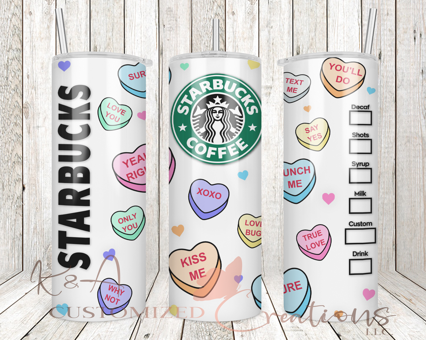Starbucks Hearts 20oz Tumbler