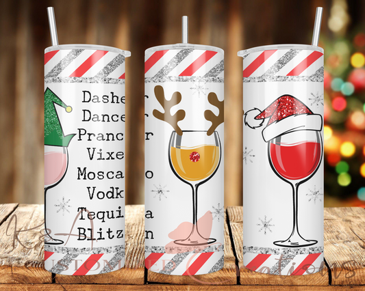 Vodka, Tequila, Blitzen 20oz Tumbler