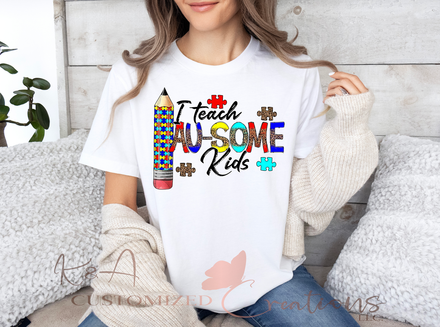 I Teach Au-Some Kids Tee