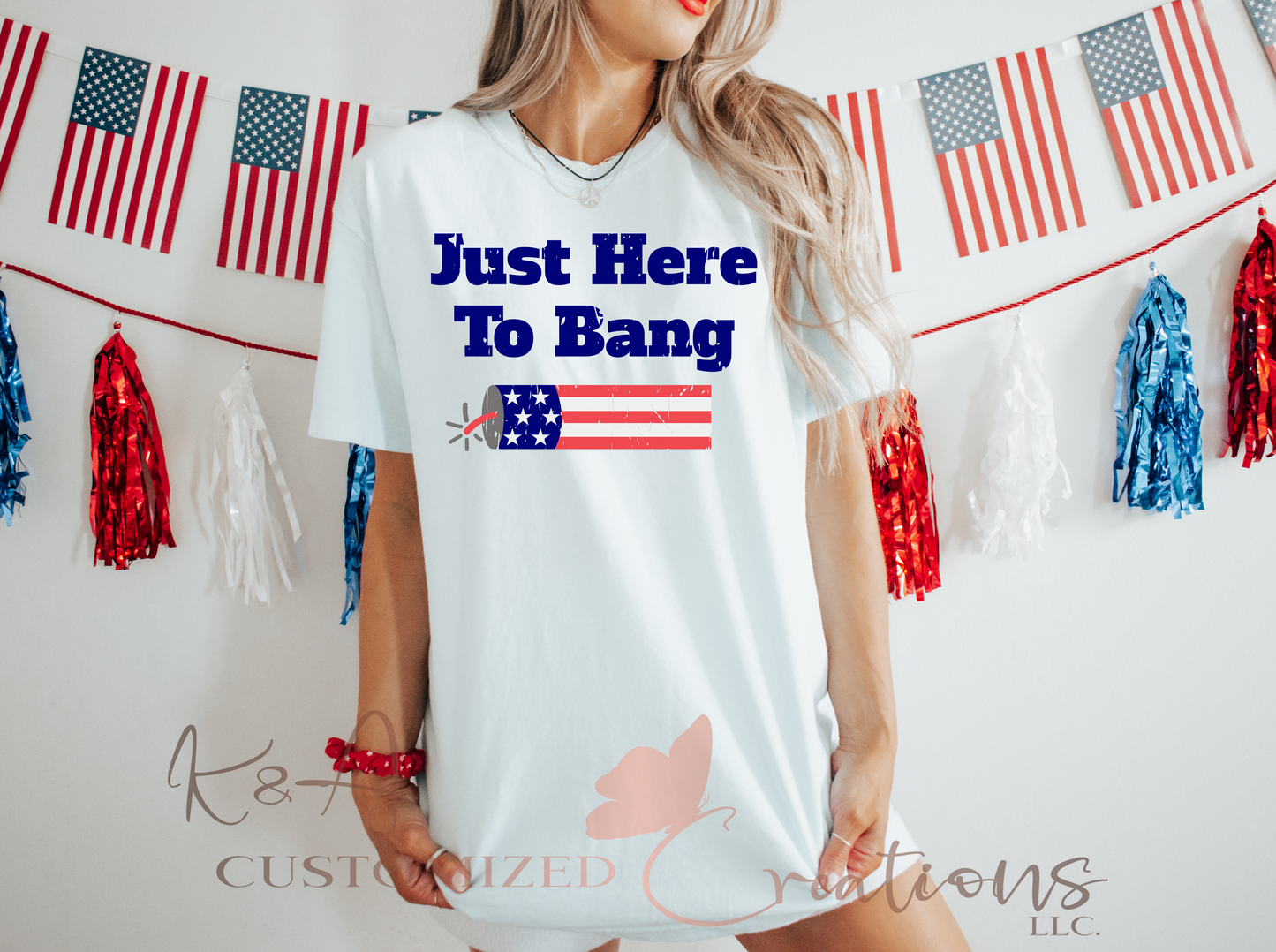 Just Here To Bang Tee