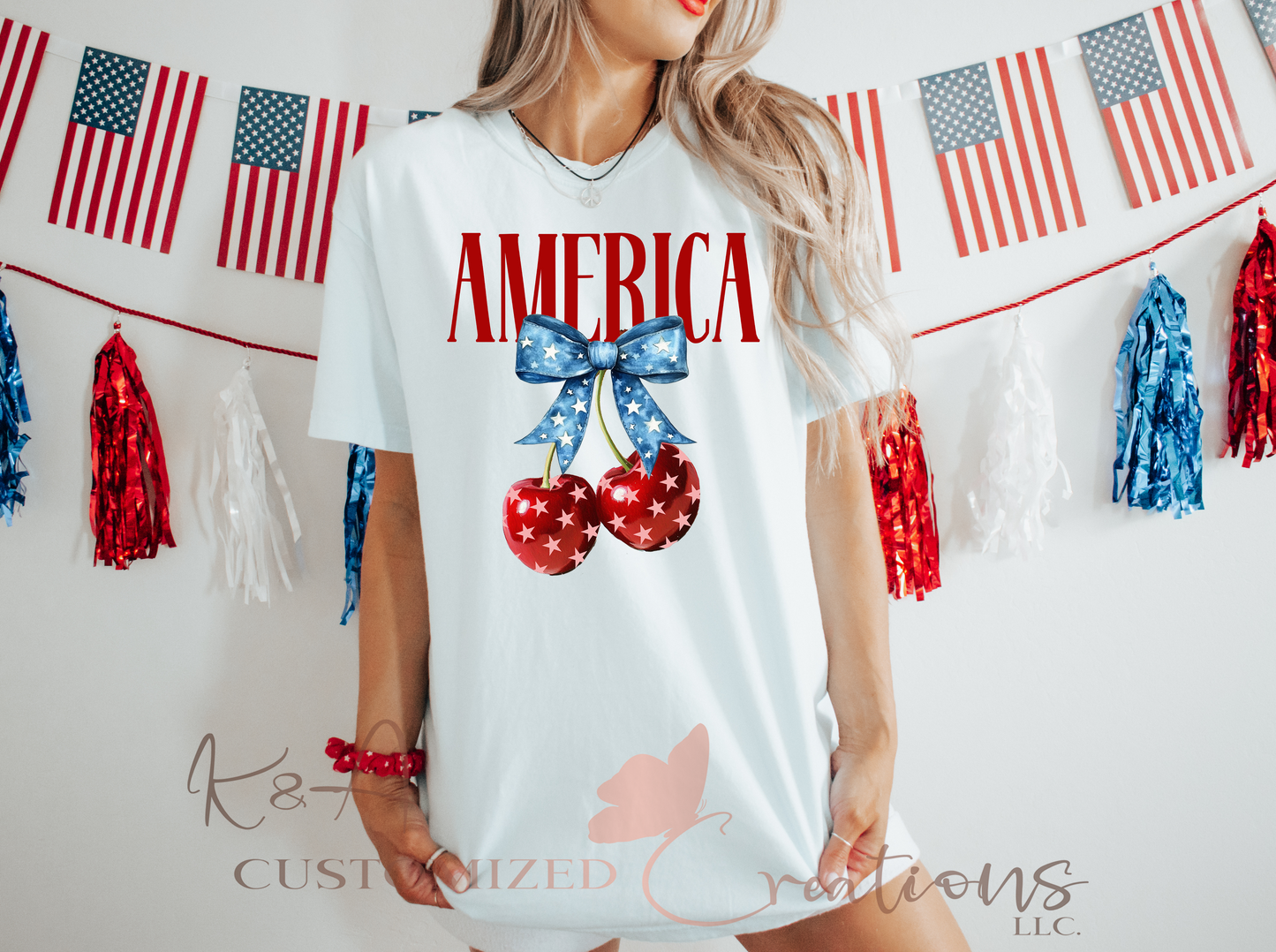 Star Spangled Cherry Tee