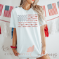 Red, White & Bloom Tee