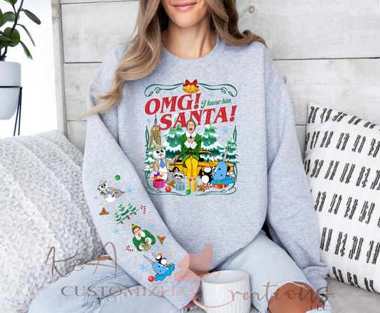 OMG Santa Crewneck