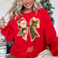 Christmas Coquette Yarn Bow Crewneck