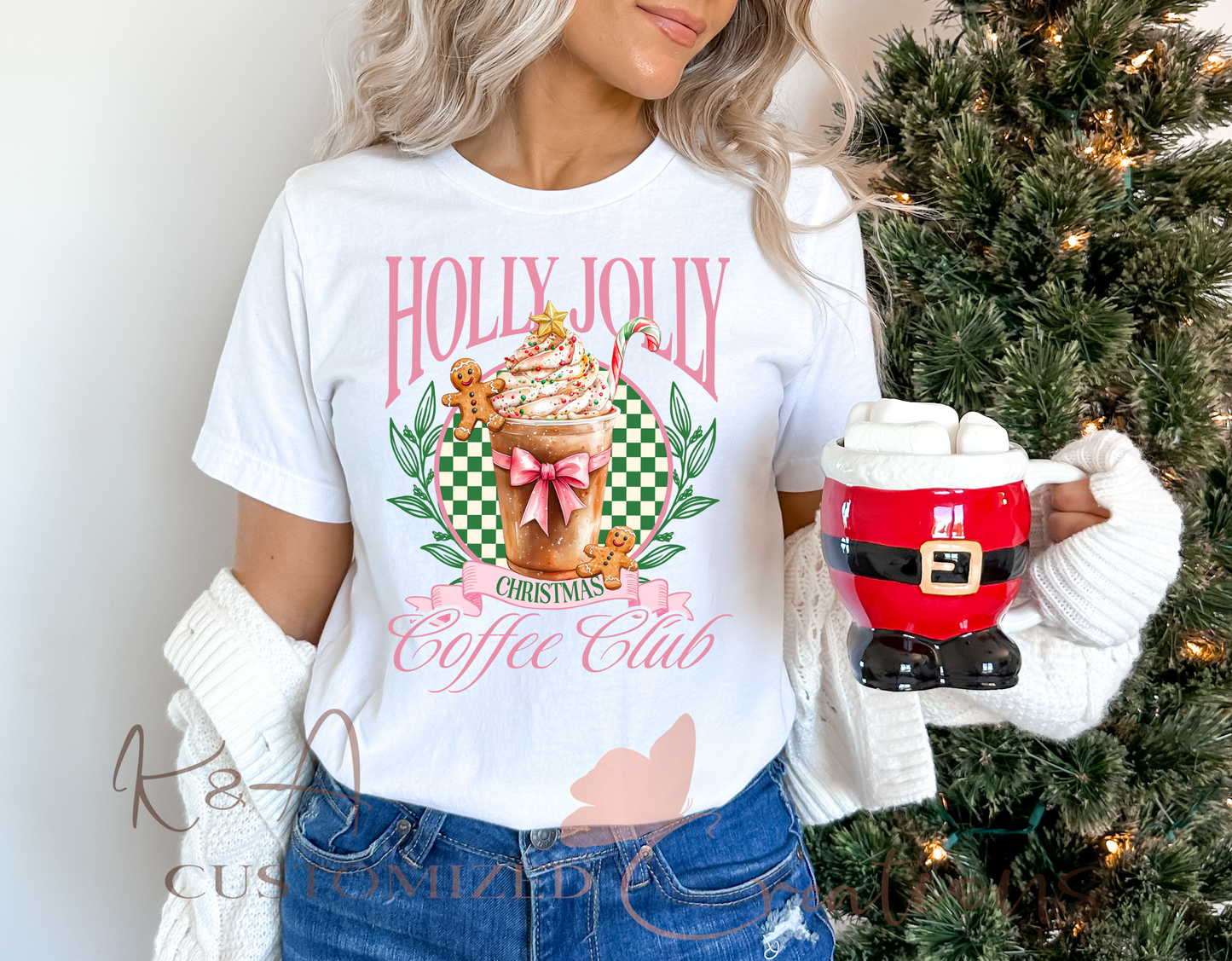 Holly Jolly Coffee Club Tee