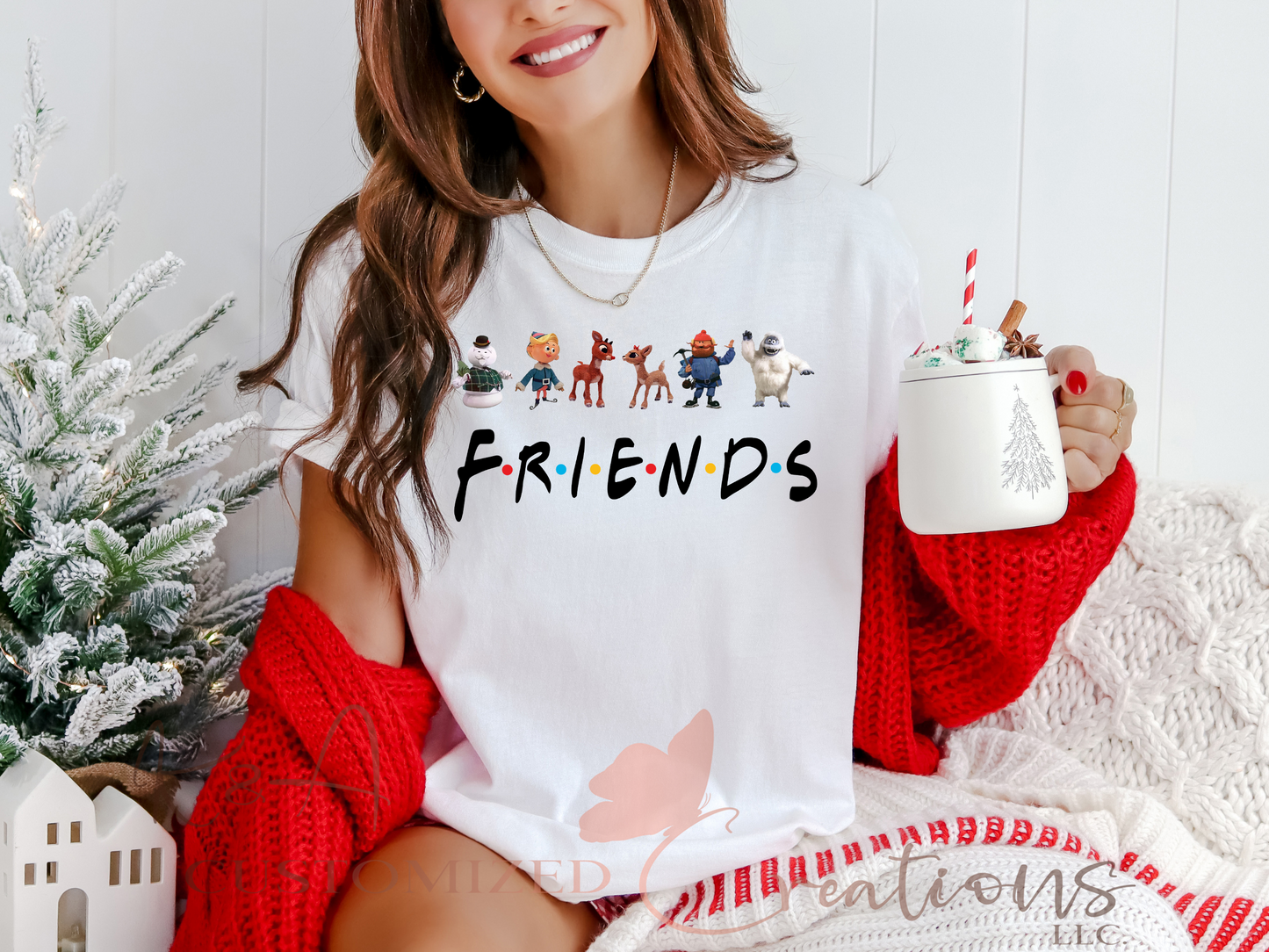 Rudolph Friends Tee