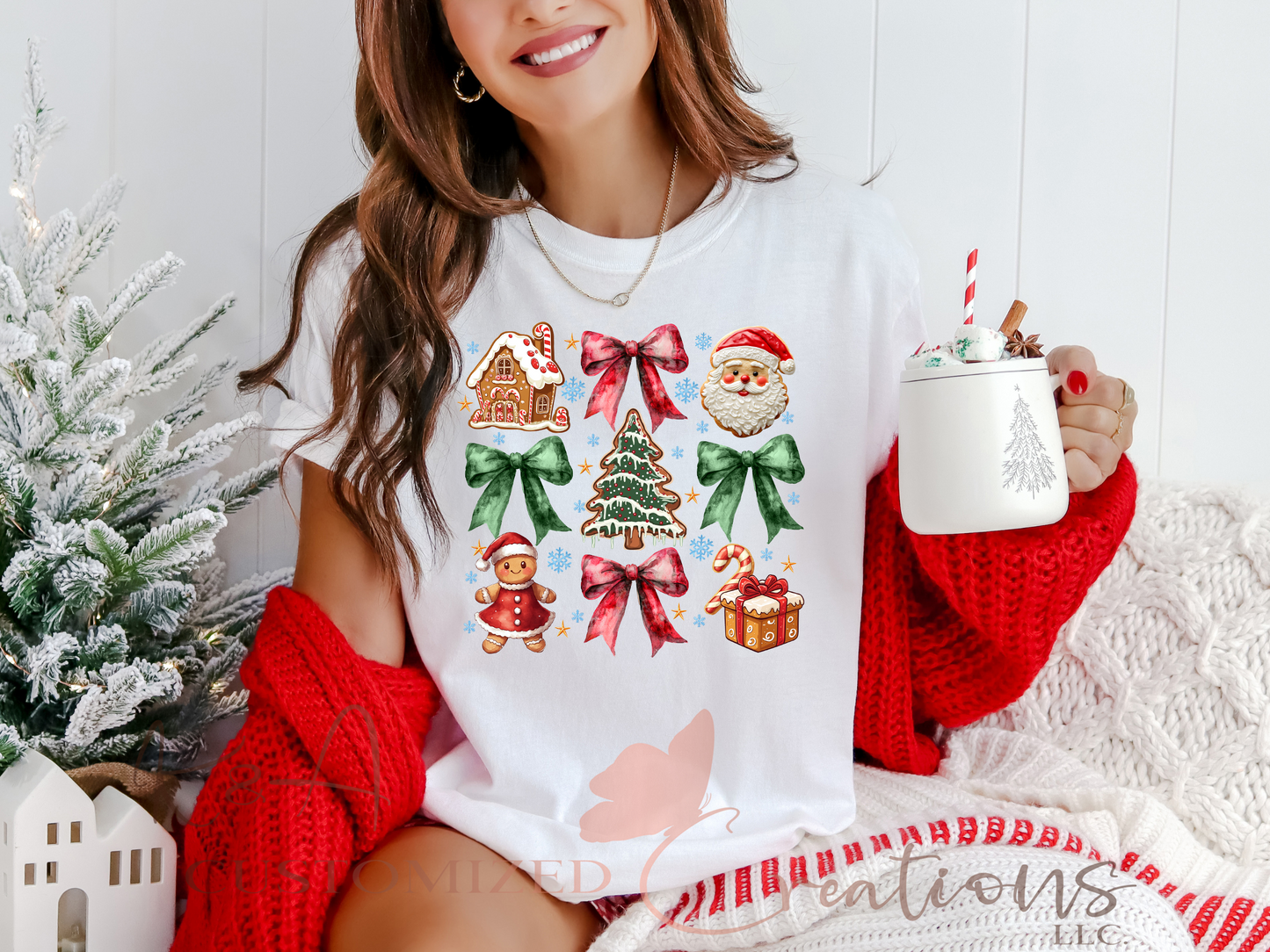 Christmas Coquette Tee