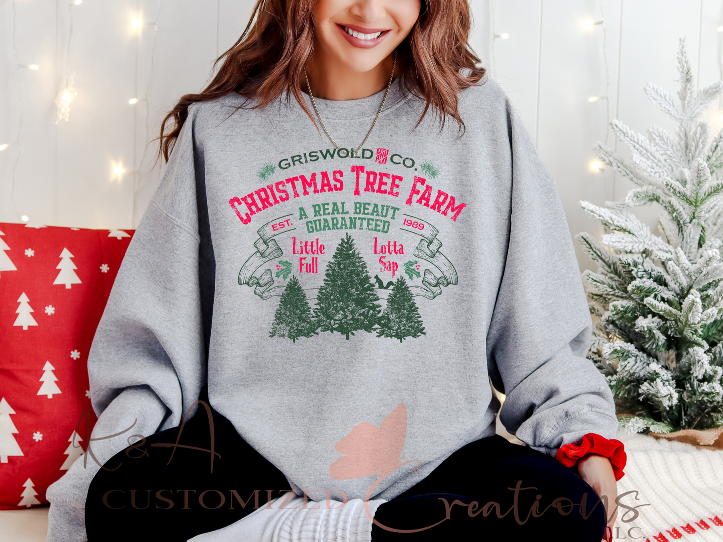 Griswold Co. Tree Farm Crewneck