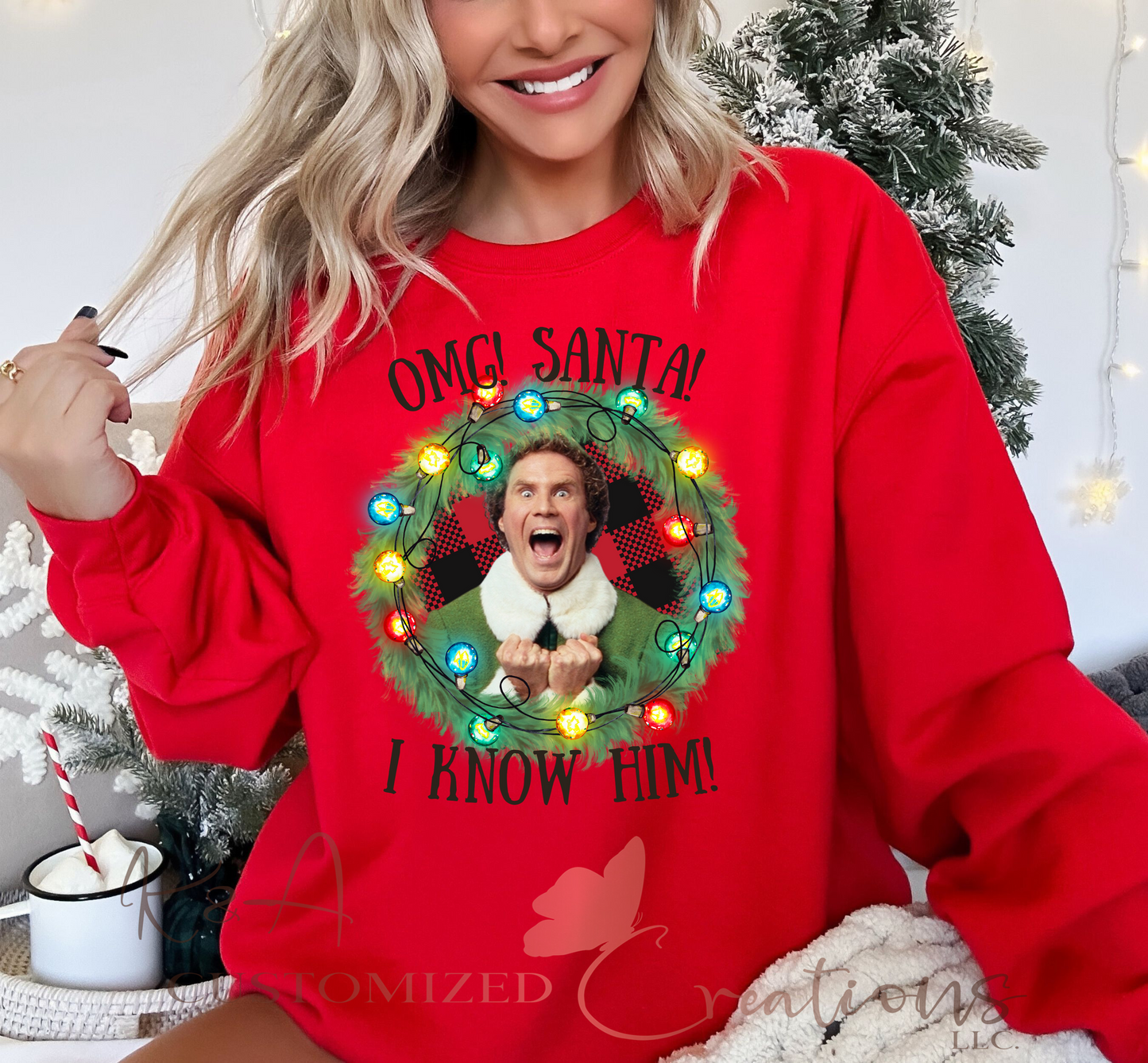 OMG Santa! I Know Him Crewneck