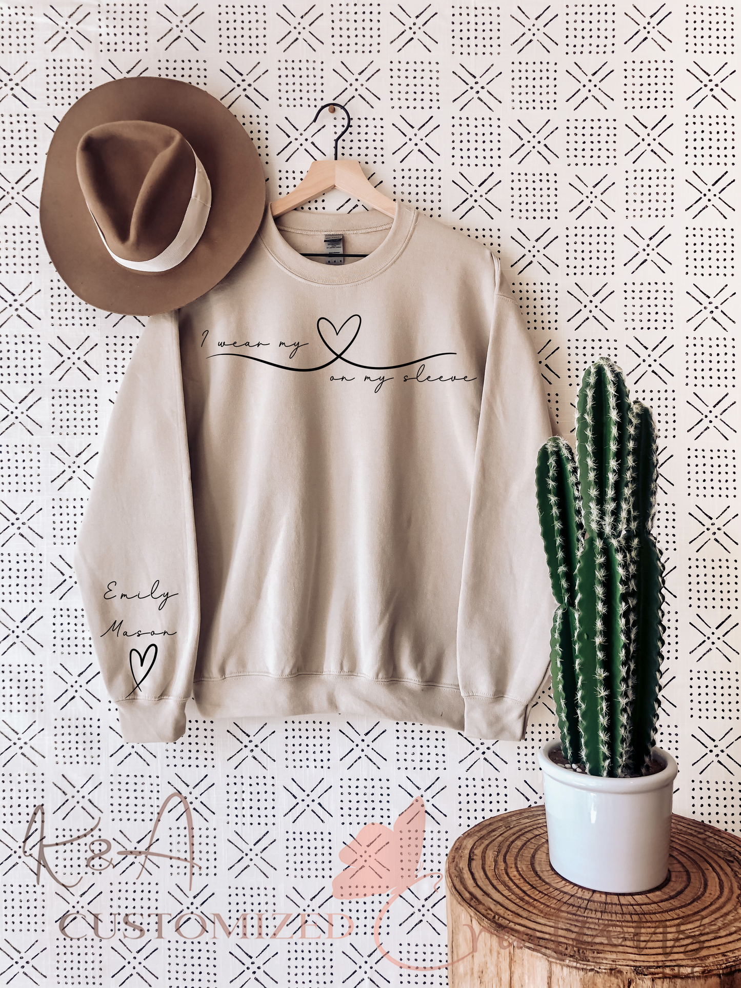 Heart On My Sleeve Crewneck