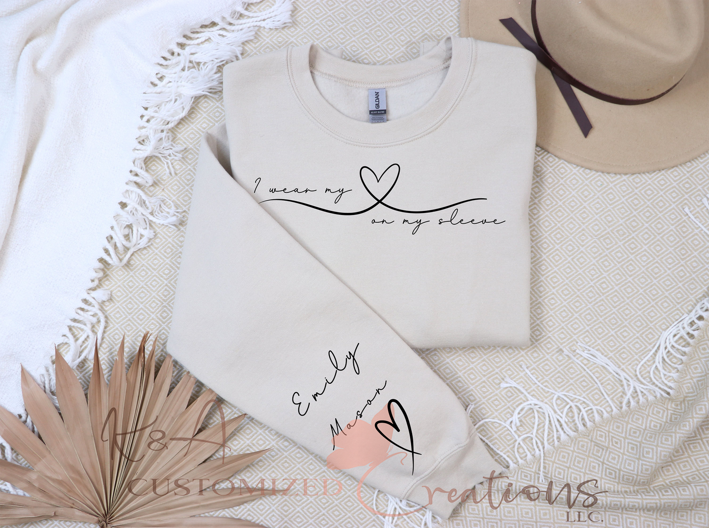 Heart On My Sleeve Crewneck