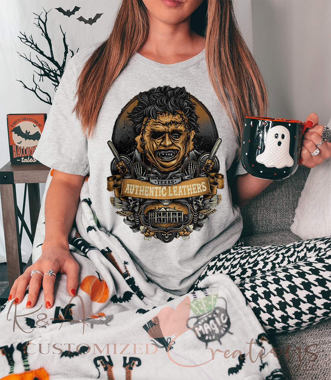Leather Face Tee