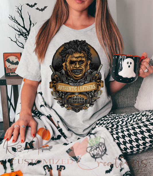 Leather Face Tee