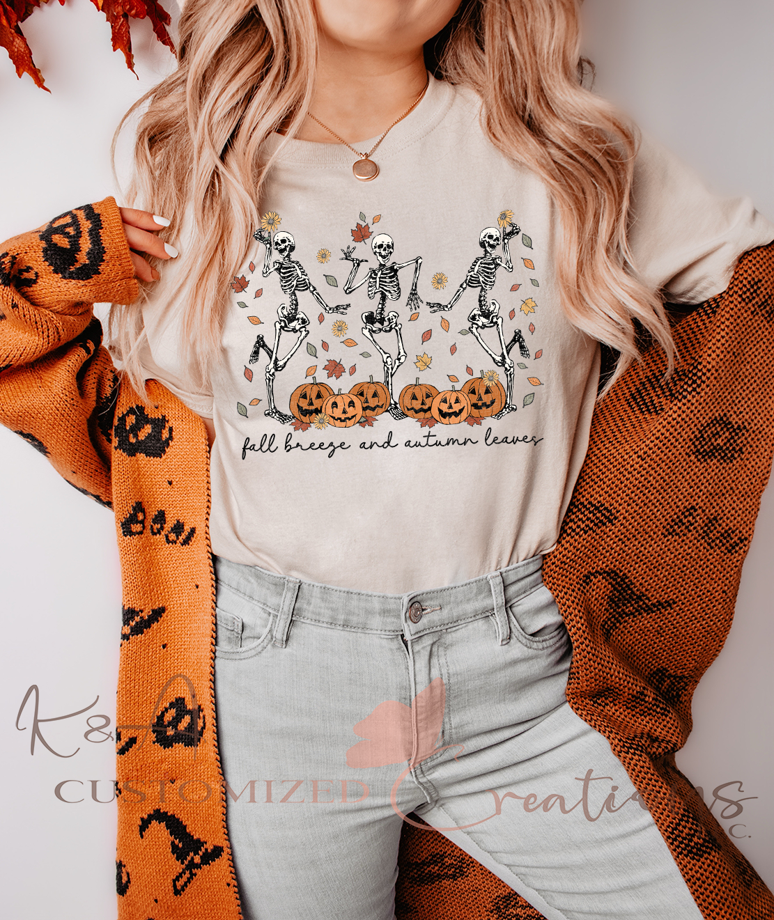 Fall Breeze Skellies Tee