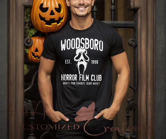 Woodsboro Horror Film Club Tee