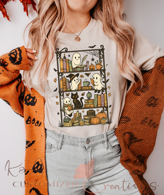Spooky Shelfie Tee