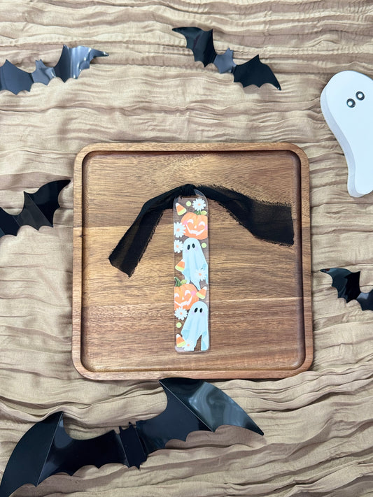 Ghostly Greetings Acrylic Bookmark