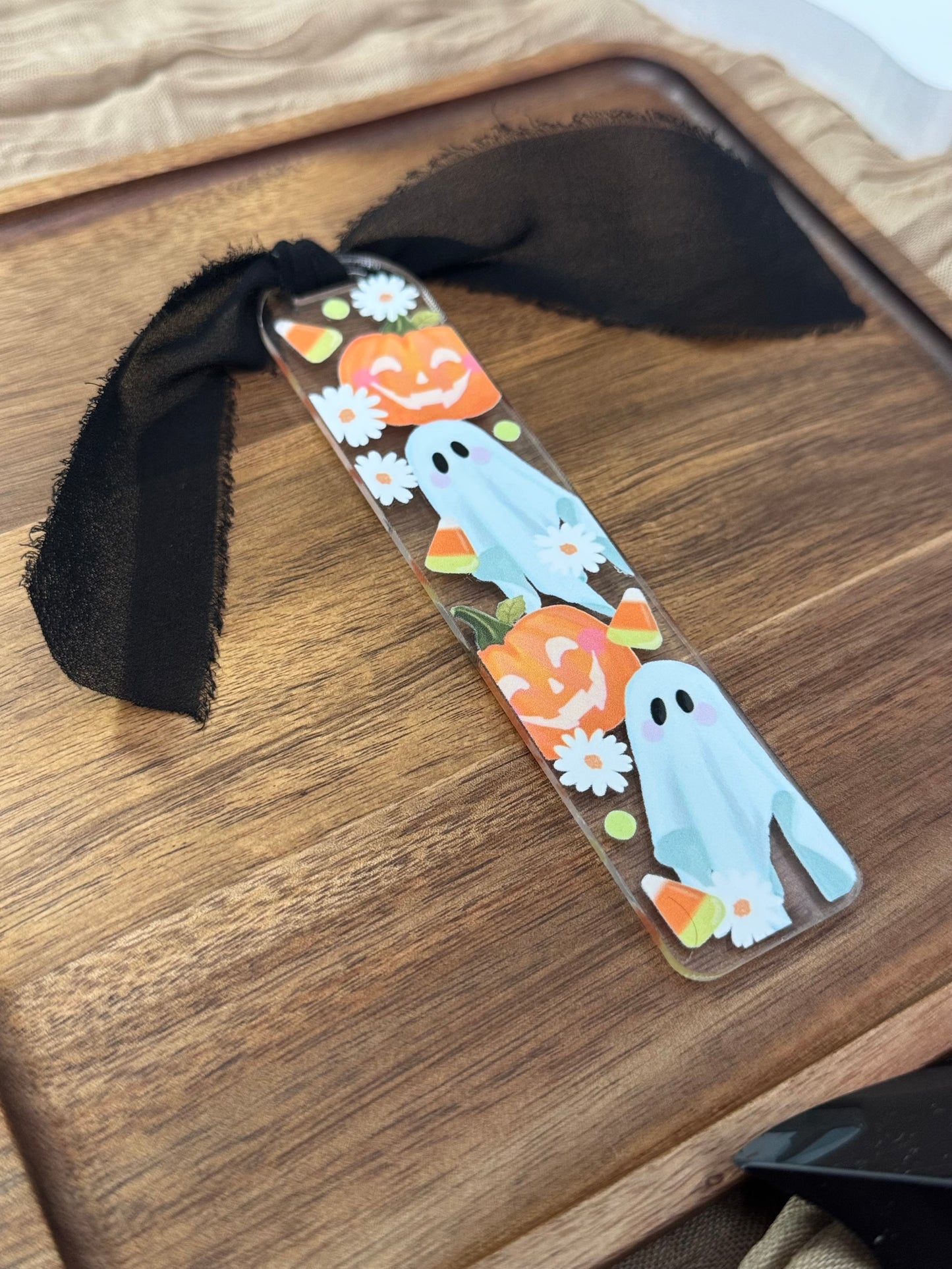 Ghostly Greetings Acrylic Bookmark