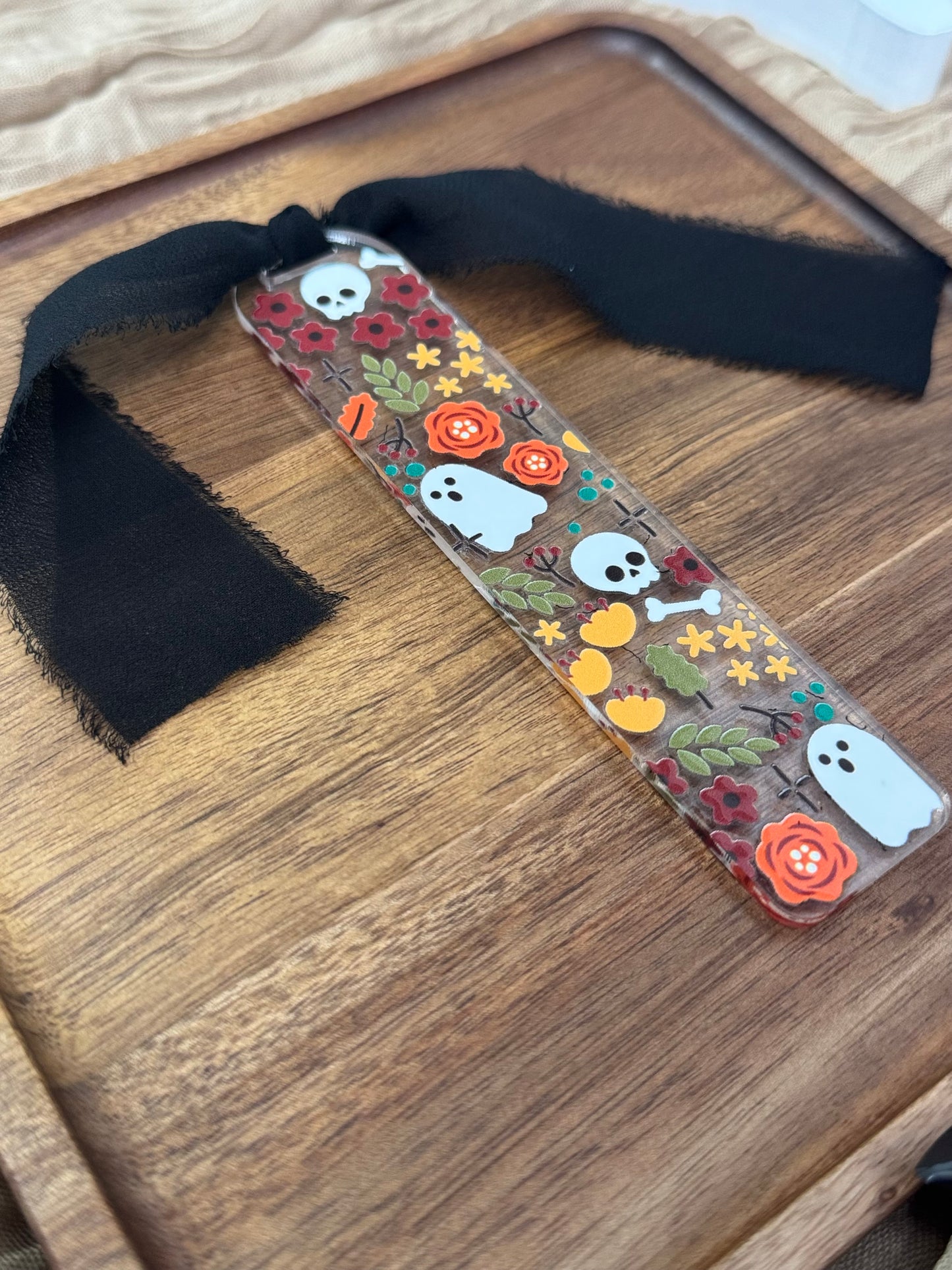 Boo-tanical Gardens Acrylic Bookmark