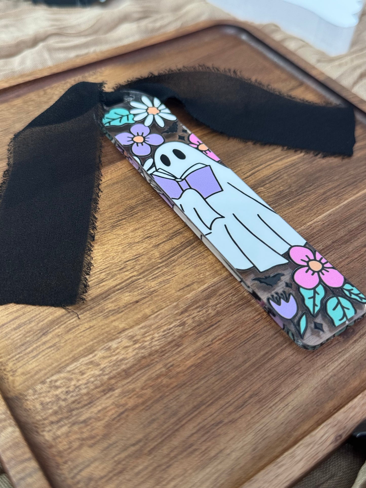 Bookish Boo Acrylic Bookmark