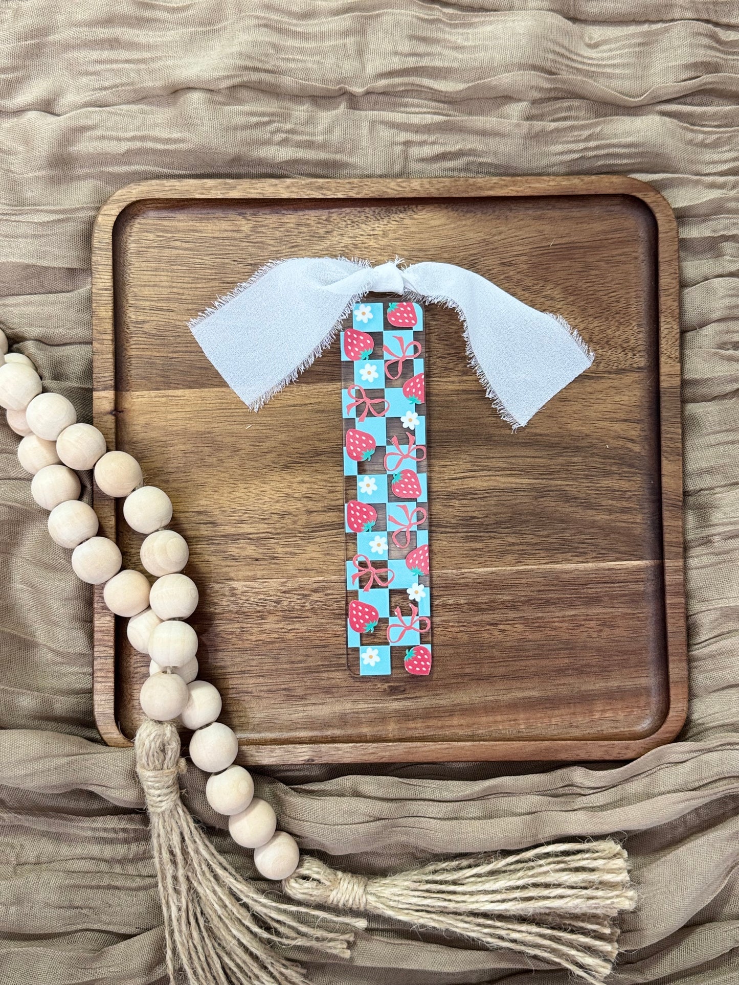Berry Sweet Reads Acrylic Bookmark