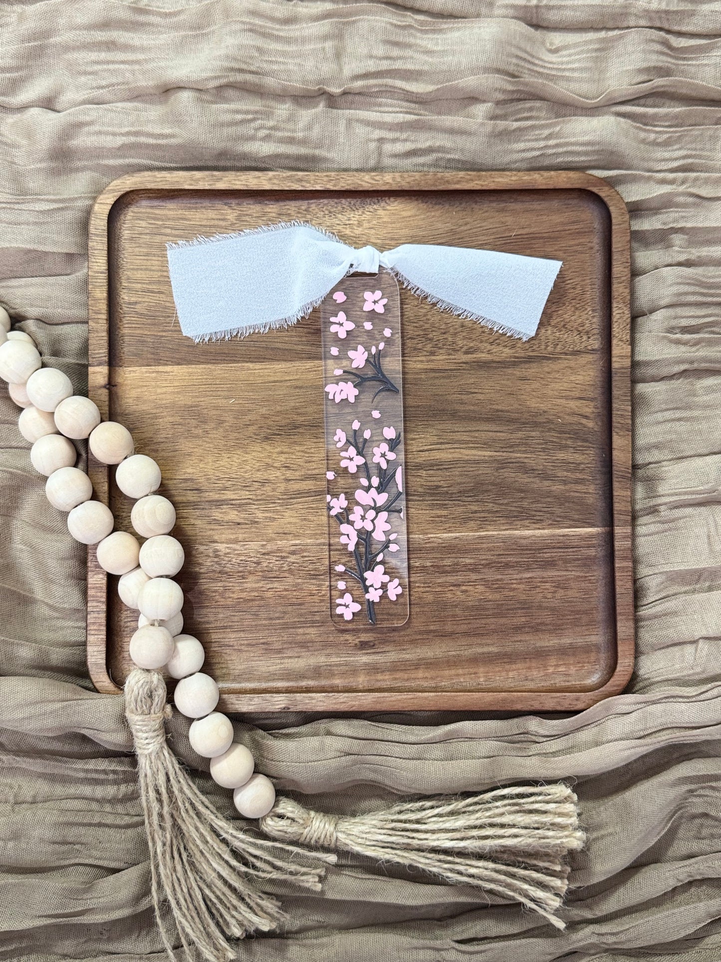 Sakura Dreams Acrylic Bookmark