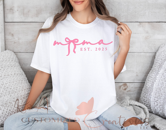 Mama Est. Customizable Tee