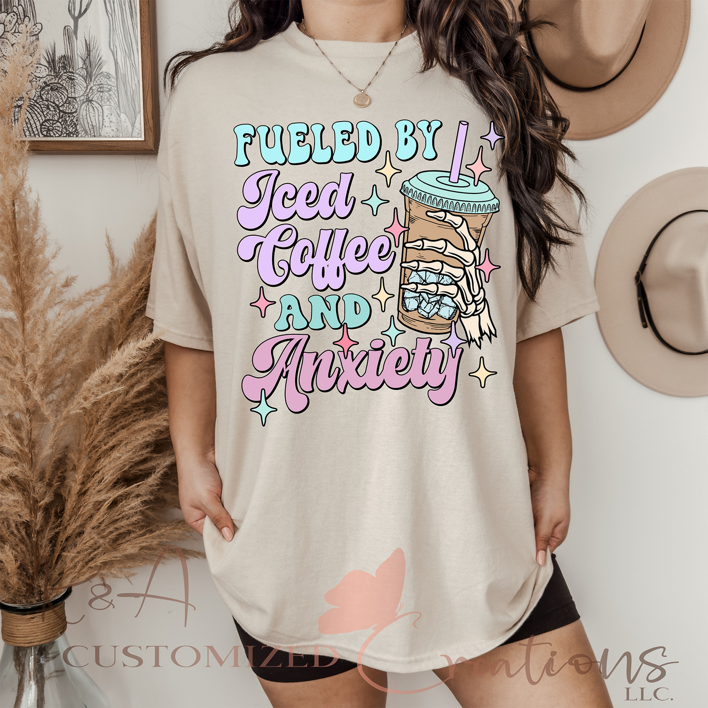 Iced Coffee & Anxiety Tee